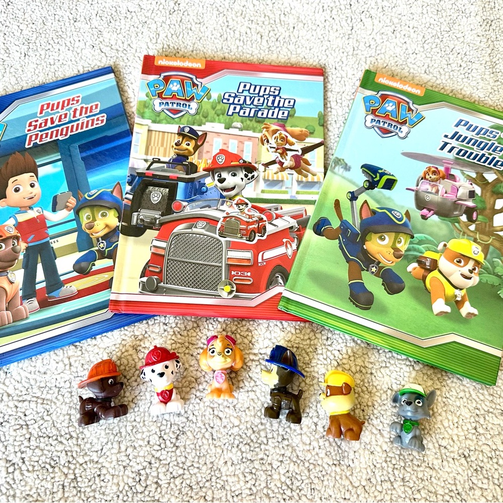 Paw Patrol Adventure Books and Figure Set